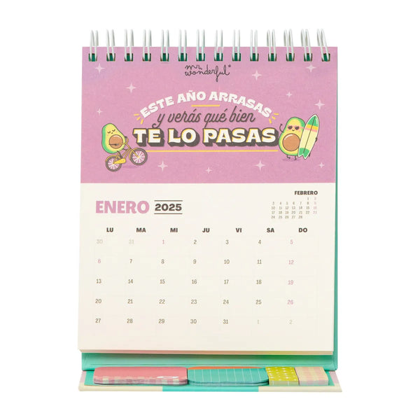 Allá Vamos! Calendario de Sobremesa 2025 (Desk Calendar)