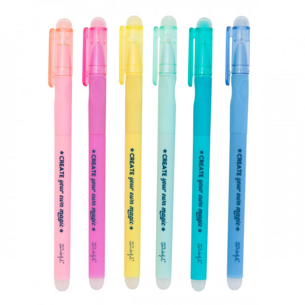 Bright's Set of 6 Erasable Pens