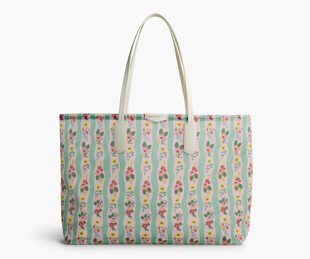 Roses Mesh Tote and Pouch