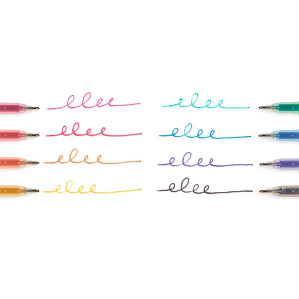 Radiant Writers Glitter Gel Pens - Funky Confetti