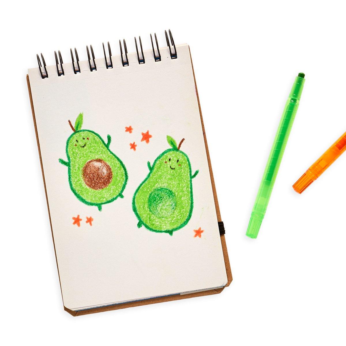 Yummy Yummy Scented Twist-Up Crayons - Funky Confetti