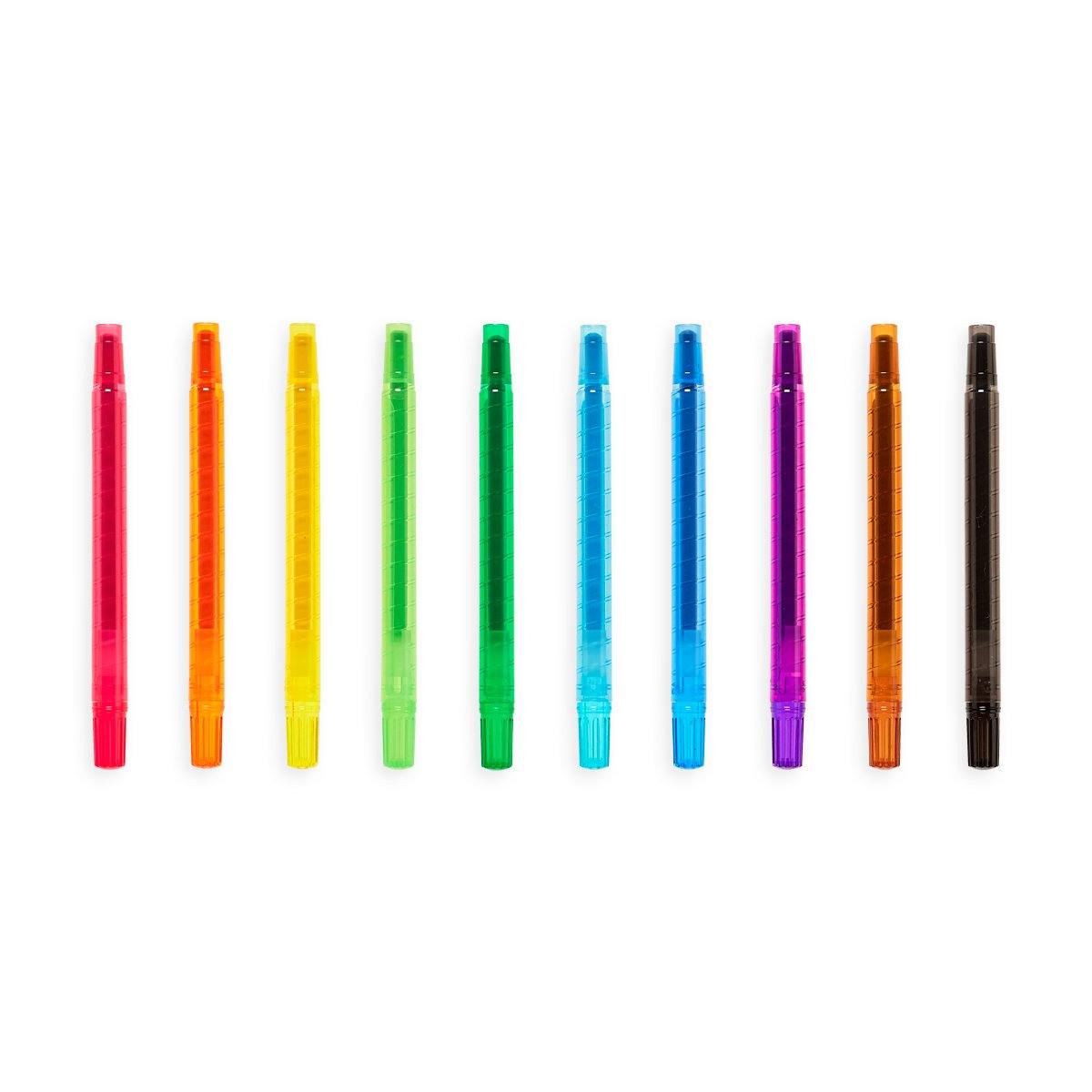 Yummy Yummy Scented Twist-Up Crayons - Funky Confetti