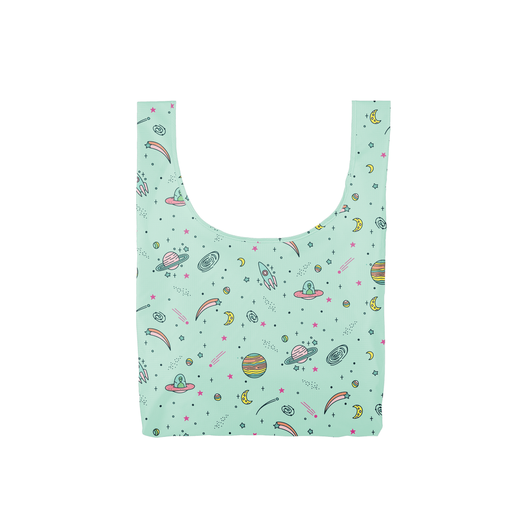 Far Out Reusable Tote - Funky Confetti