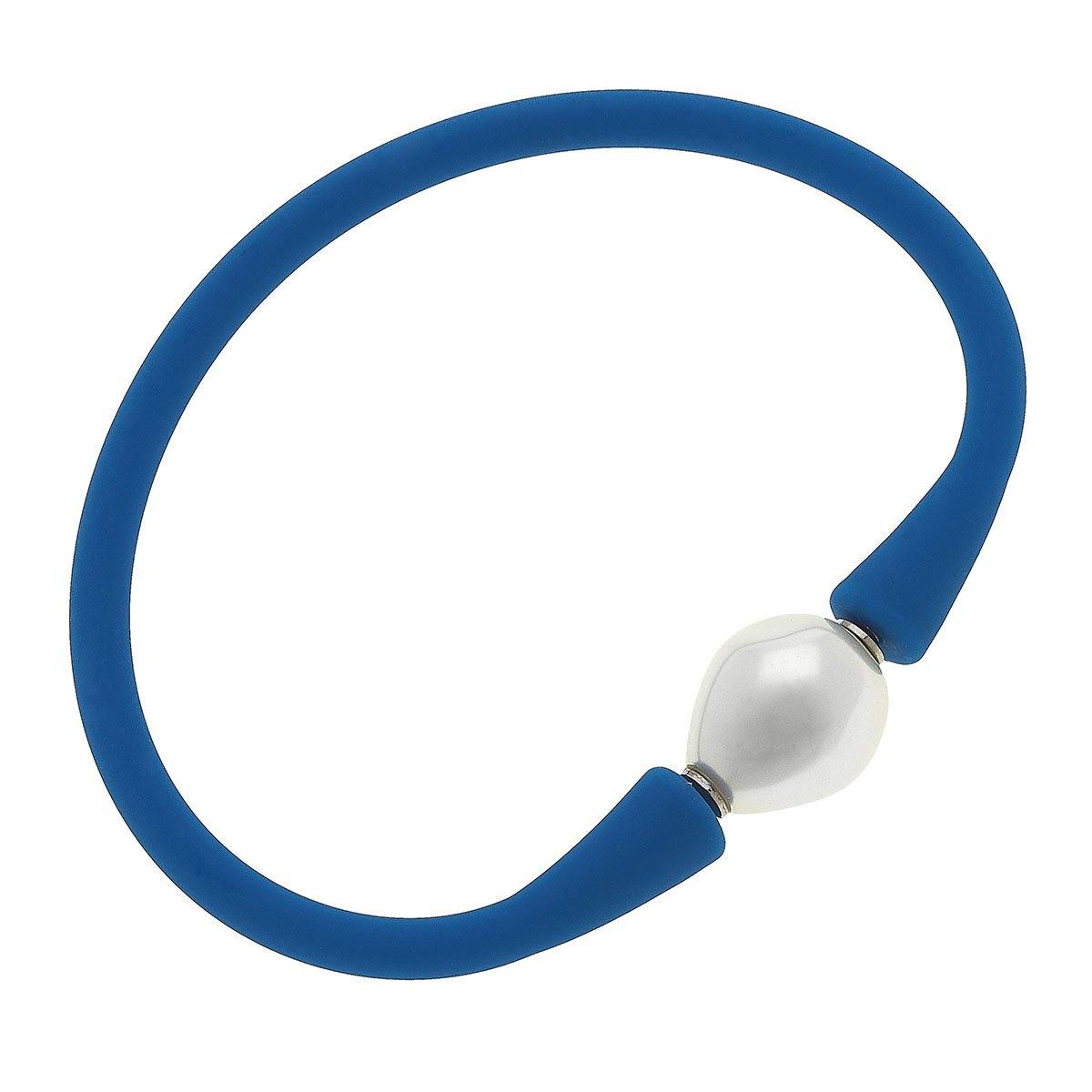 Gigi Baroque Pearl Silicone Bracelet - Funky Confetti