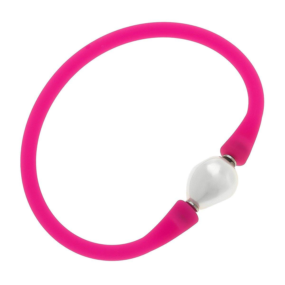Gigi Baroque Pearl Silicone Bracelet - Funky Confetti