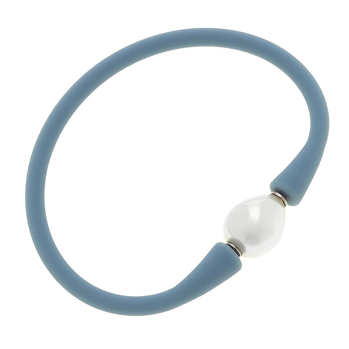 Gigi Baroque Pearl Silicone Bracelet - Funky Confetti