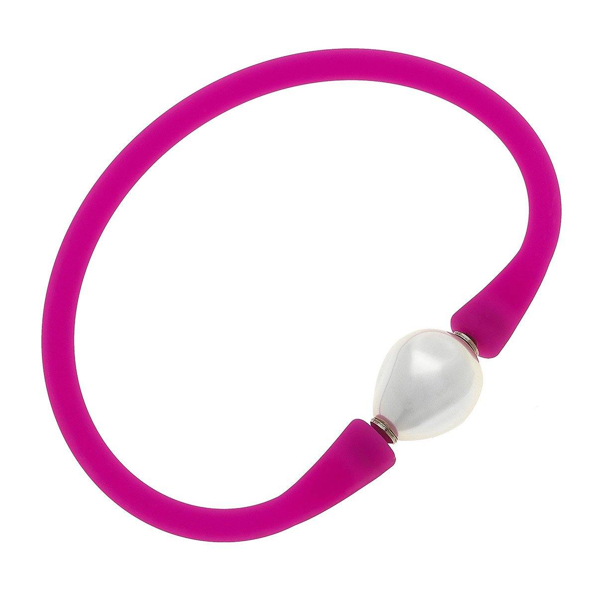 Gigi Baroque Pearl Silicone Bracelet - Funky Confetti