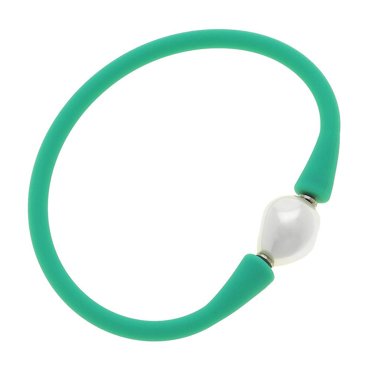 Gigi Baroque Pearl Silicone Bracelet - Funky Confetti
