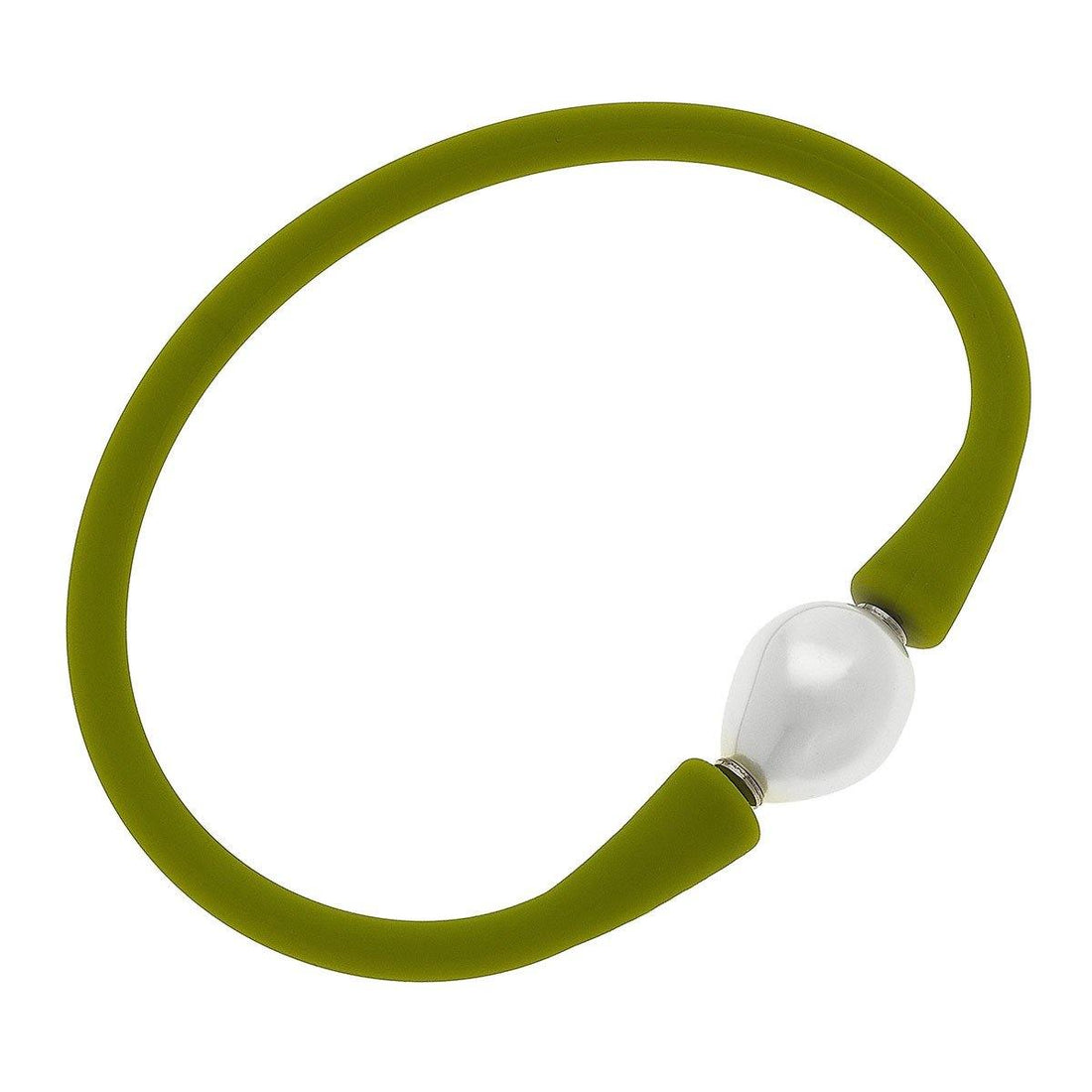 Gigi Baroque Pearl Silicone Bracelet - Funky Confetti