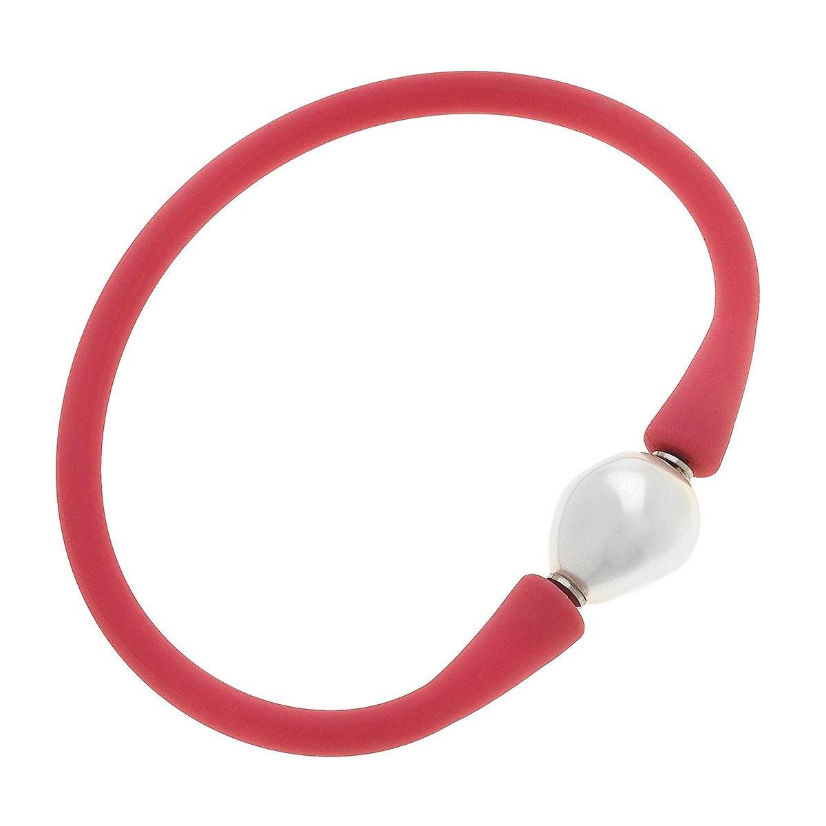 Gigi Baroque Pearl Silicone Bracelet - Funky Confetti