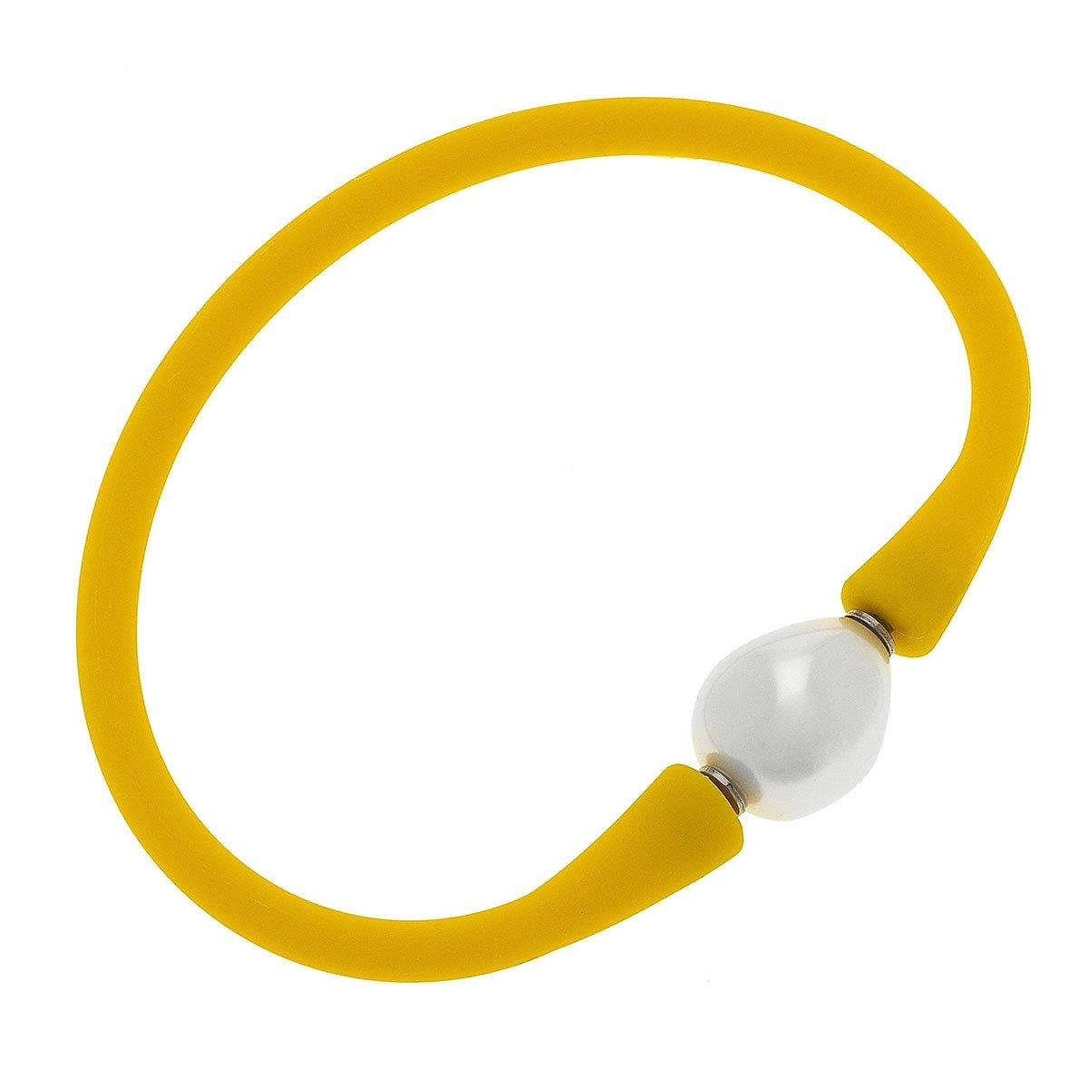 Gigi Baroque Pearl Silicone Bracelet - Funky Confetti