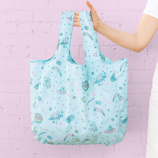 Far Out Reusable Tote - Funky Confetti