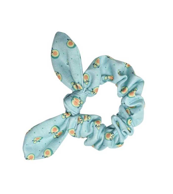 Avocado Bow Scrunchie by Funky Confetti - Featuring Cute Avocado Print and Bow