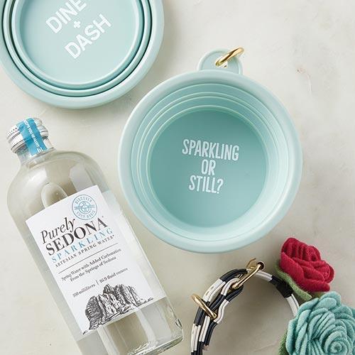 Collapsible Pet Bowls - Funky Confetti