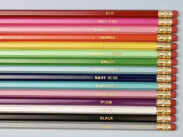 Personalized Pencils - Set of 6 - Funky Confetti