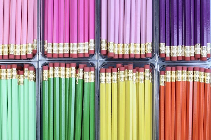 Personalized Pencils - Set of 6 - Funky Confetti