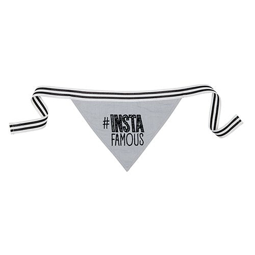 Insta Pet Bandana by Funky Confetti - Embroidered Pet Bandana with Adorable Quote