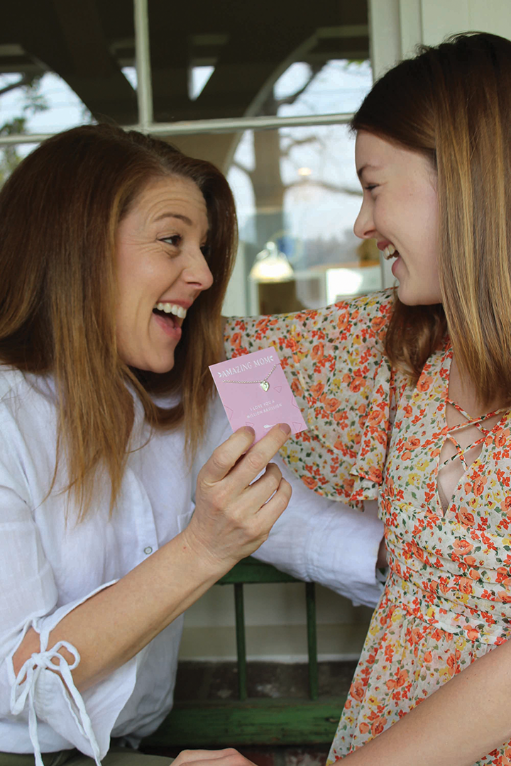 Mom - I Love You a Million Bajillion Necklace - Funky Confetti