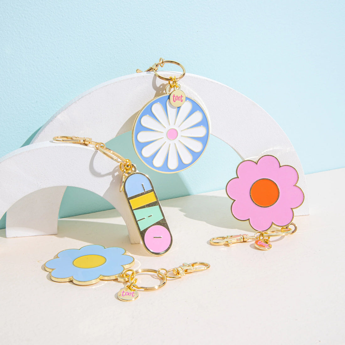 Ciao Keychain - Stylish Pastel Key Charms with Cute Designs