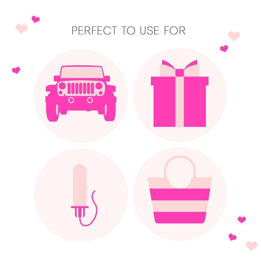 Metallic gemstone-shaped first-aid kit clutch with 75 emergency supplies from Funky Confetti