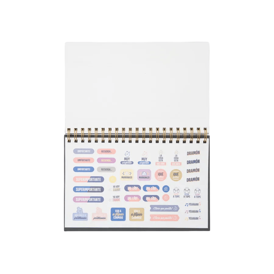 Planificador Semanal (Weekly Planner) - "Empieza por Soñarlo" - Funky Confetti