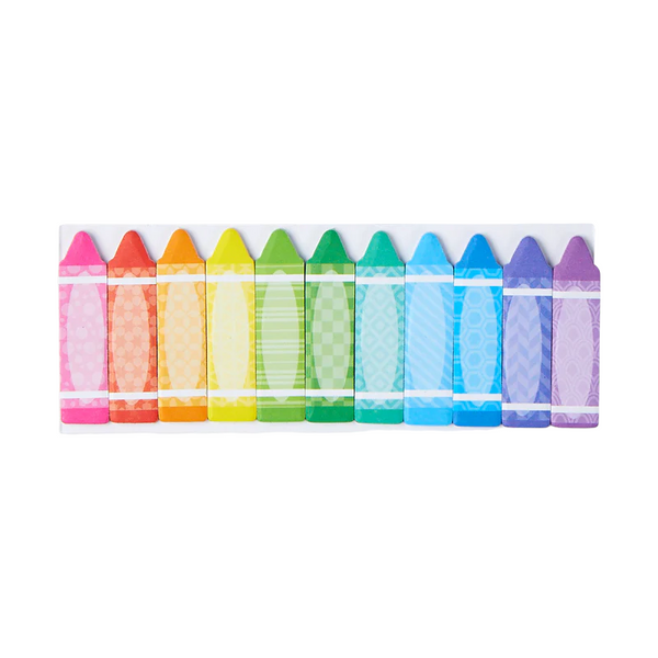 Rainbow Crayons Note Pals Sticky Tabs