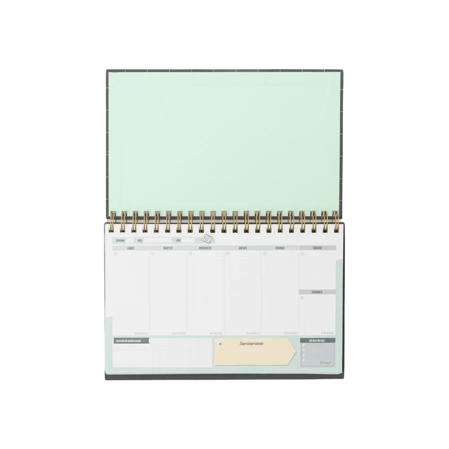 Planificador Semanal (Weekly Planner) - "Empieza por Soñarlo" - Funky Confetti