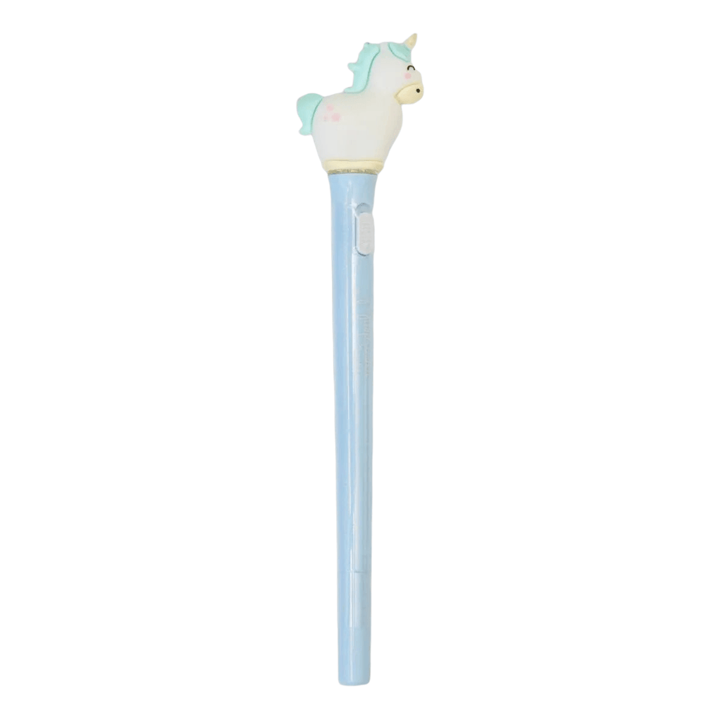 Boli con Luz de Unicornio (Light Up Pen) - Funky Confetti
