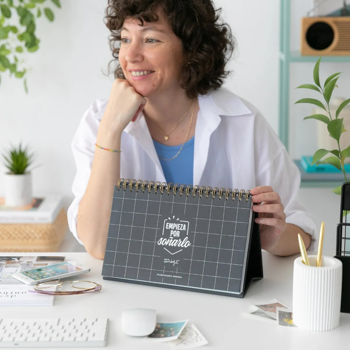 Planificador Semanal (Weekly Planner) - "Empieza por Soñarlo" - Funky Confetti