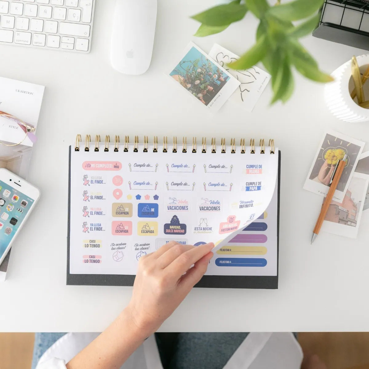 Planificador Semanal (Weekly Planner) - "Empieza por Soñarlo" - Funky Confetti