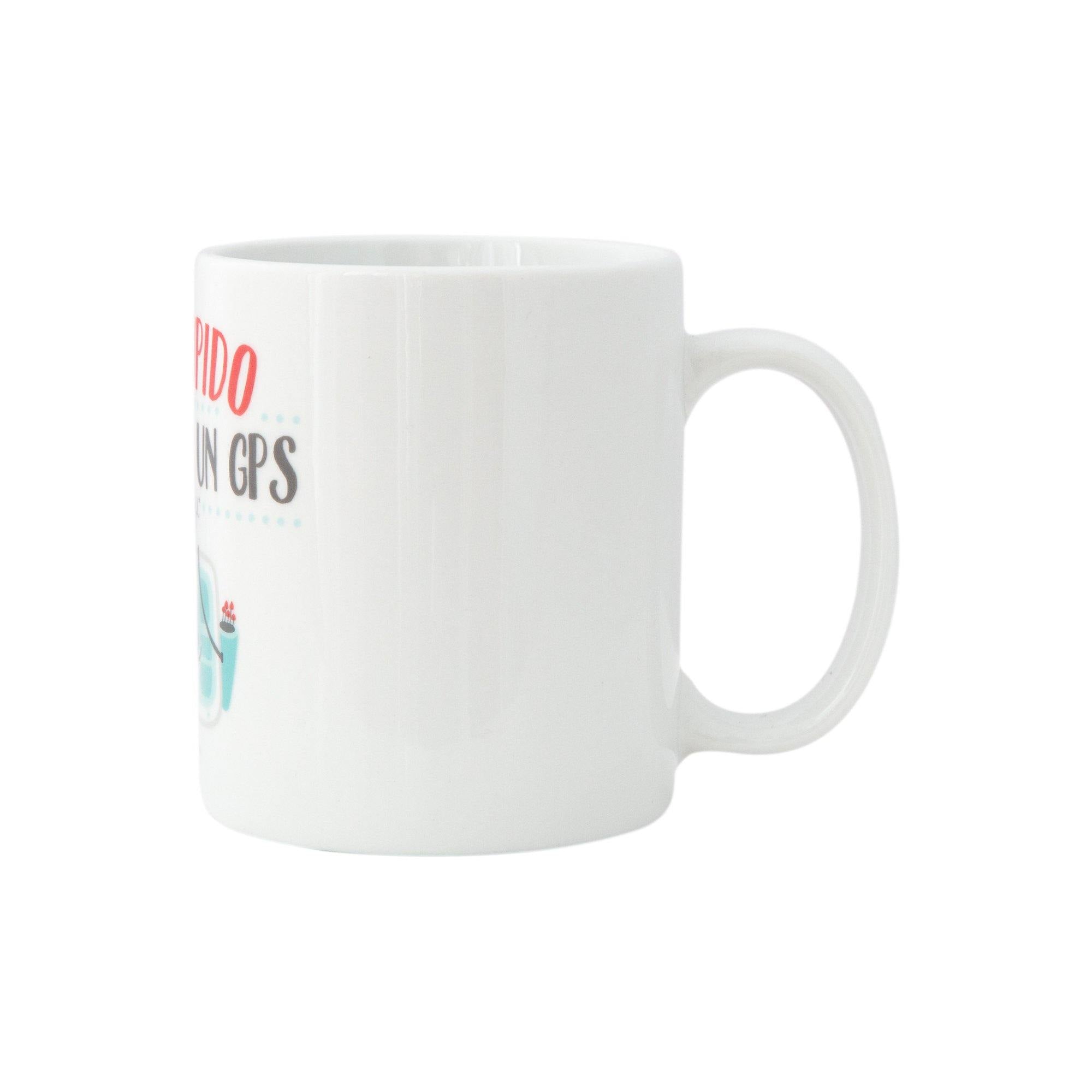 Taza (Mug) "Mi Cupido Necesita un GPS" - Funky Confetti