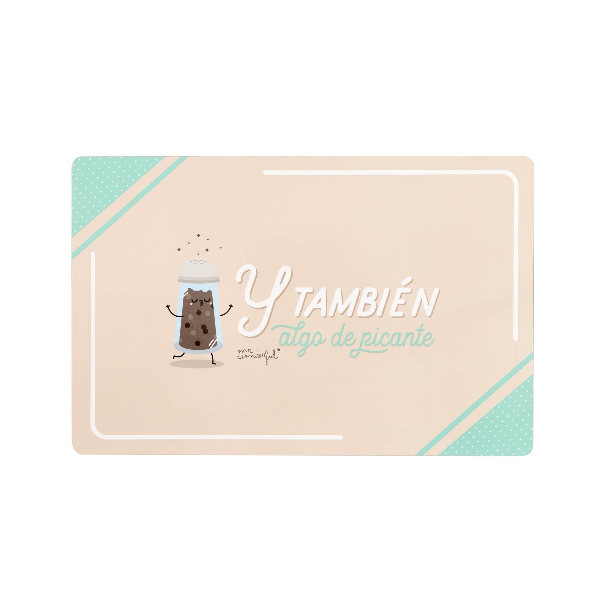 Set de 2 Manteles (Placemats) - Échale Sal a la Vida - Funky Confetti