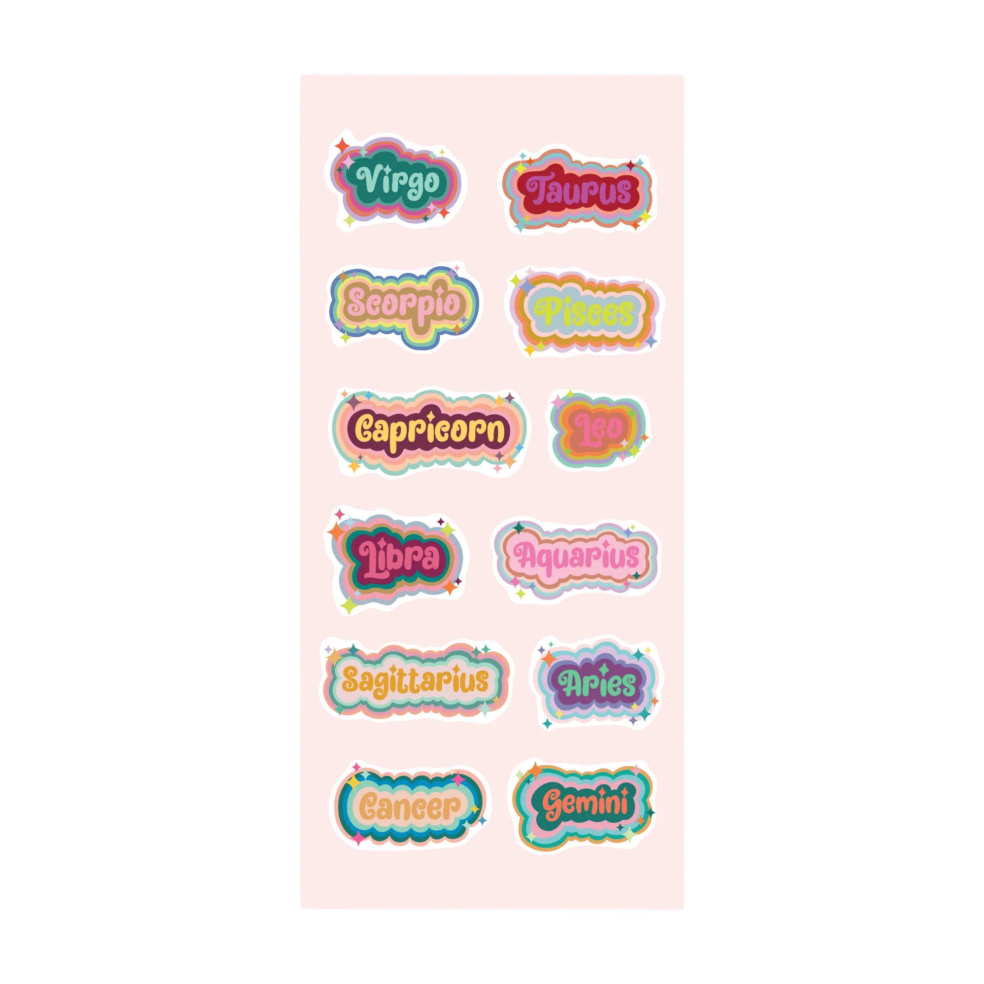Colorful sweary sticker booklet with 300+ sassy designs from Funky Confetti