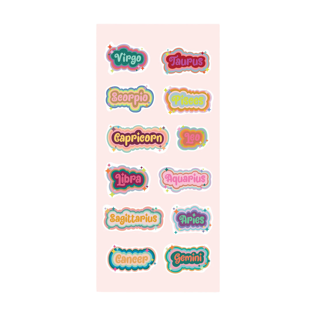 Colorful sweary sticker booklet with 300+ sassy designs from Funky Confetti