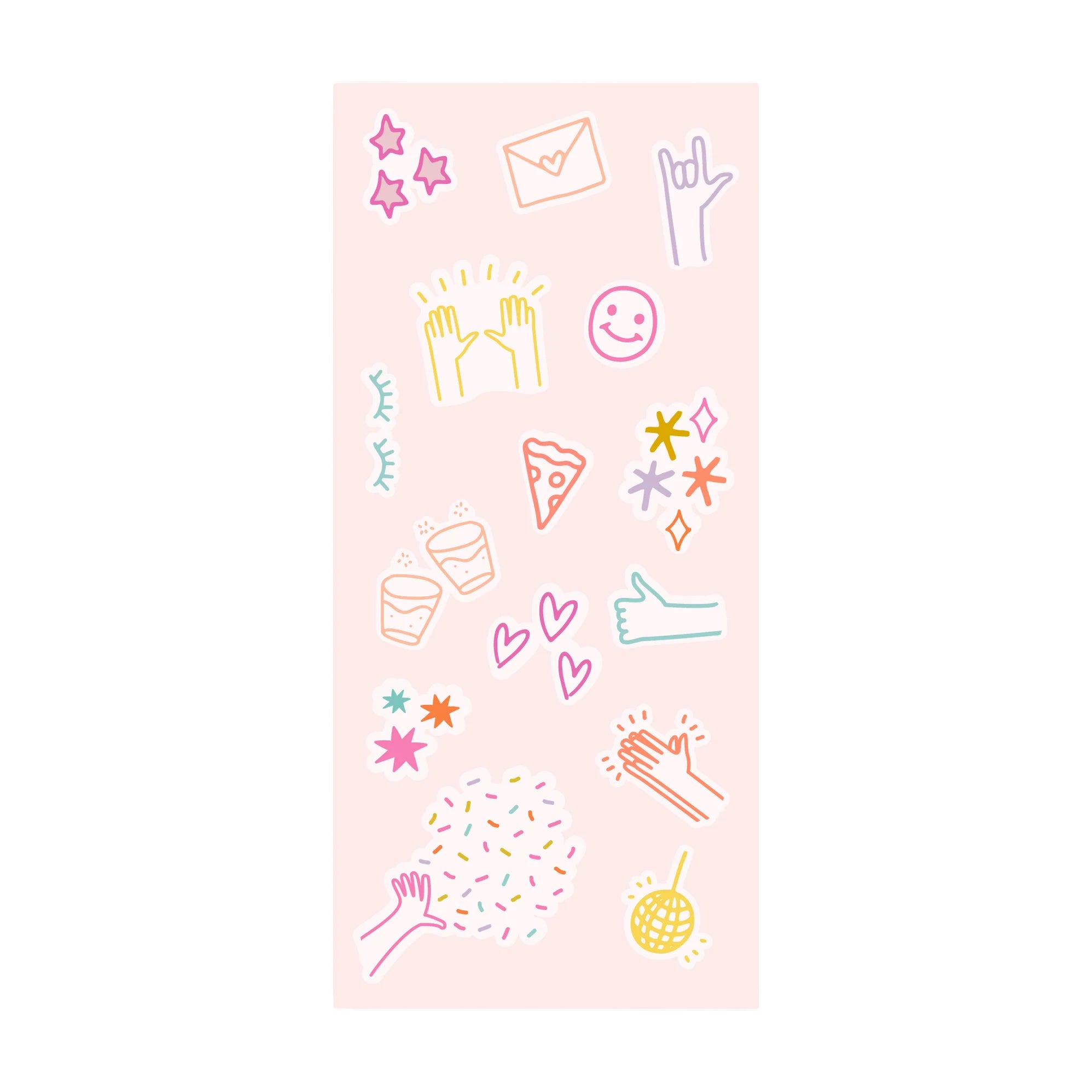Colorful sweary sticker booklet with 300+ sassy designs from Funky Confetti
